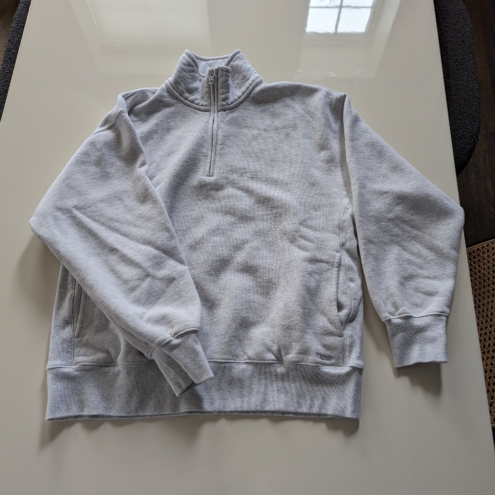 Tna Cozy Fleece Boyfriend 1/2 Zip Sweatshirt